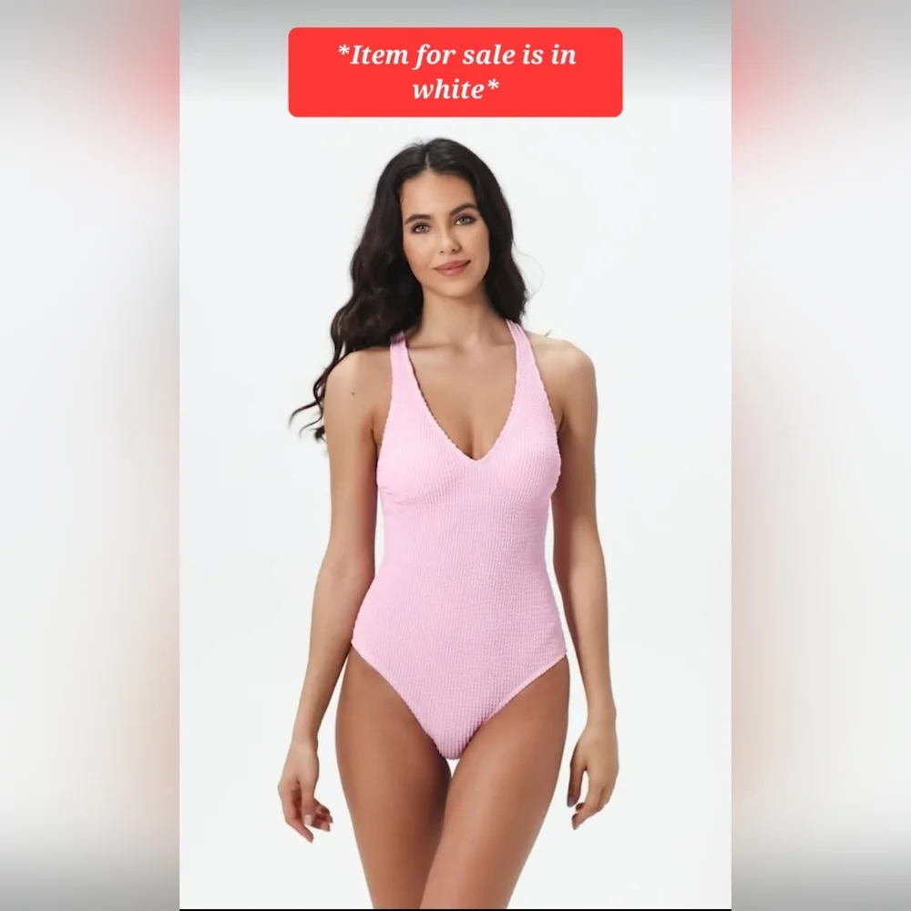 NWT BCA by Rebecca Virtue Madilynn Texture One Piece Swimsuit Size Large